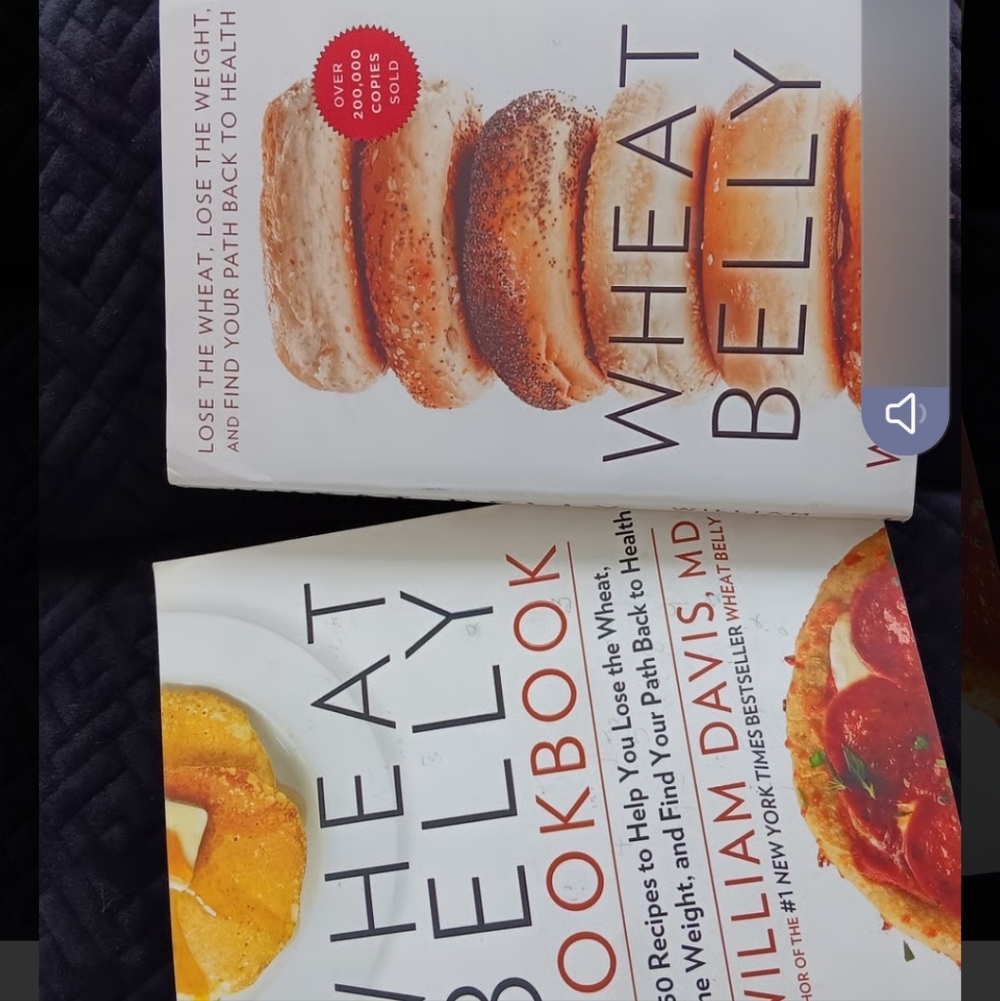 🔥WHEAT BELLY Book And Cookbook Set
